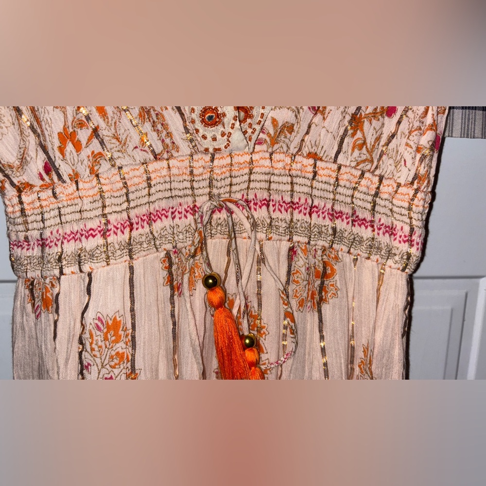 Ananta Boho Beautiful Metallic threaded MAXI~Made in India~BRAND NEW - Picture 10 of 16